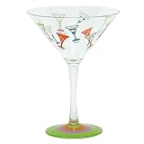 Lolita Love My Party of Two Multi-tini 12-Ounce Acrylic Martini Drinkware, Set of 2