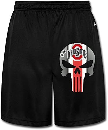 Men's The Ohio State University Skull OSU Ohio State Buckeyes Logo Shorts Swe...