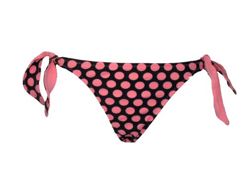 Hobie Polka Dot Hipster Swimsuit Bottom w/ Side Ties M