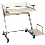 Computer and CPU Cart- Granite White