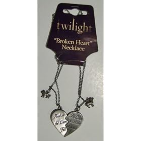 Twilight the Movie Lion and Lamb Broken Heart Necklace