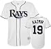 Scott Kazmir White Majestic MLB Home Replica Tampa Bay Rays Jersey - XX-Large