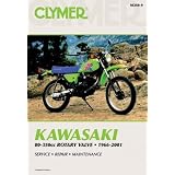 1966-2001 Kawasaki 80-350CC Rotary Valve Clymer Manual by Clymer
