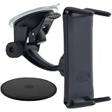 Arkon SM614 Slim-Grip Ultra Deluxe Windshield/Dashboard Mount for Smartphones - 1 Pack - Retail Packaging - Black