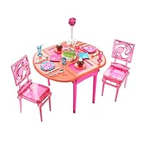 Barbie Dinner To Dessert Dining Room Set