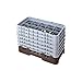 Camrack Glass Rack, W/6 Extenders, Half Size, 10