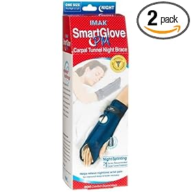 Click here to buy IMAK Pil-O-Splint Wrist Support Night time Carpal tunnel Relief (Pack of 2) by Imak.