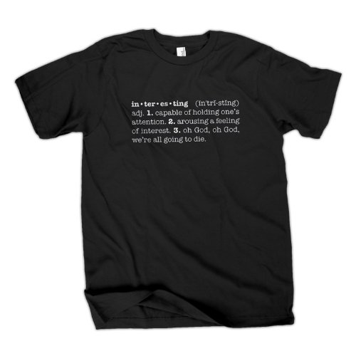 Serenity Firefly Define Interesting Black T-shirt