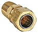 3/8" Compression x MNPT Low Lead Brass Connector