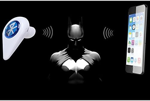 DBPOWER New Smallest A2DP Handfree Bluetooth Wireless Earbuds Earphone Headsets for Apple Iphone 5S/5C/5/4S/4/3, Ipad 1/2/4 New Ipad Ipad Mini/Ipad Air/Ipod Touch, Samsung S5 S4 S3, Galaxy Note 3 Pad Tab I9100 I9300 I9500 I9600 I9700, LG, Optimus, Nokia, Lumia, HTC One and Sony Xperia White