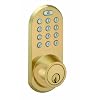 Morning Industry QF-01P Keypad and Remote Deadbolt, Brass