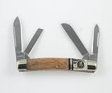 Browning Aztec Series Congress Folding Pocket Knife Zebra Wood/Stag handles