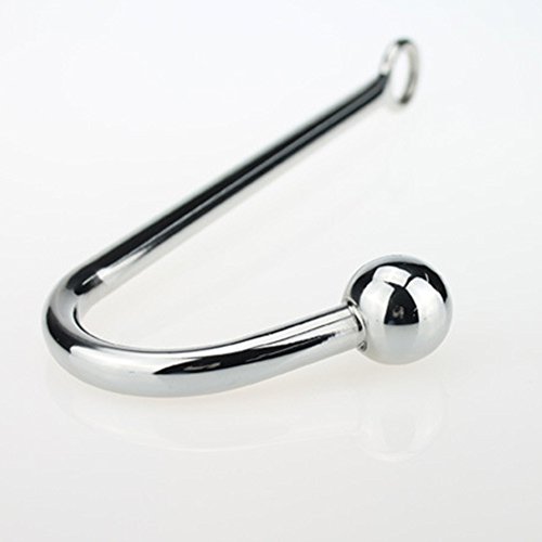 WJkuku® Stainless Steel Metal Butt Anal Plug Heavy Anus Hook Beads Toys Products
