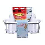 3MCommand17604BSmallShowerCaddywithWater-ResistantStrips