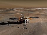 Phoenix Mars Lander Art Photographic Poster Print by Stocktrek Images, 24x18