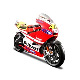 Maisto - 32211 - V�hicule Miniature - Moto Ducati - Valentino Rossi - Echelle 1/6