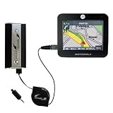 High Capacity Rechargeable External Battery Pocket Charger for the Motorola MOTONAV TN20 GPS - uses Gomadic TipExchange Technology