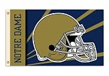 NCAA Notre Dame Fighting Irish 3-by-5 Foot Flag with Grommets - Helmet Design