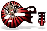 Guitar Hero 3 Faceplate Skin for Nintendo Wii - Ragdoll Red
