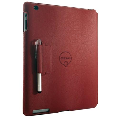 Ozaki IC509RD iCoat Notebook+ Folio for iPad 4