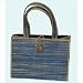 Bamboo54 Mendong Grass Handbag 2531 Color: Blue