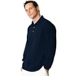 Polo � manches longues en coton piqu�...
