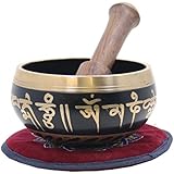 Tibetan Meditation Om Mani Padme Hum Peace Singing Bowl With Mallet