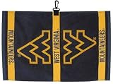NCAA West Virginia Mountaineers Woven Jacquard Golf Towel