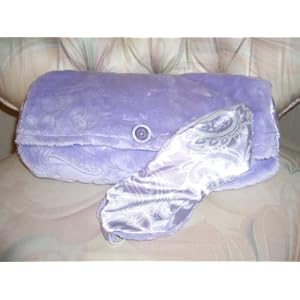 LavenderGreen Curvy, Aromatherapy Minky Comfort Neck�Roll Pillow and�Minky Mask Gift Set by Lavender Green Aromatherapy