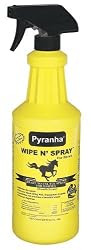 Pyranha Wipe N Spray Fly Repellent, 1 Qt