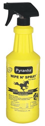 Pyranha Wipe N Spray Fly Repellent, 1 Qt