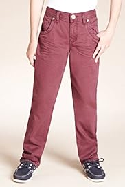 Pure Cotton 5 Pocket Straight Leg Twill Trousers