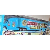 DIGGER NASCAR ON FOX 1 64 SCALE HAULER TRANSPORTER RIG TRACTOR TRAILER SEMI TRUCK WINNERS...