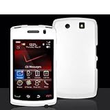White Rubberized Snap-On Hard Skin Case Cover for Blackberry Storm 2 9550 / ....