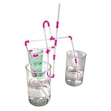 Nuop Design Strawz Connectable Drinking Straws Pink