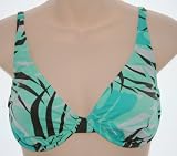 Jag Women's Swimwear Separates Top - Aqua/Blue - 32D