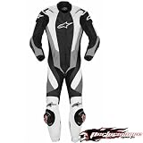 ALPINESTARS RC-1 1PC LEATHER SUIT GRAY/BLACK/WHITE 58 3155071958