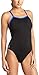 Speedo Women's Swimsuit One Piece Endurance+ Flyback Solid Adult Team Colors , Black/Blue , 32