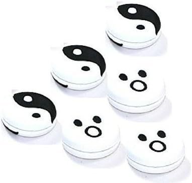 TA360 VibAway Vibration Dampeners (6 &amp; 3 Packs) for Tennis, Badminton, Racquetball &amp; Squash- Smiley Packs - Racket Shock Absorber - String Silencer