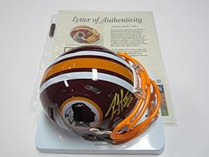 Robert Griffin III Washington Redskins Mini Helmet Authentic Certified Coa