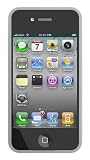 Skin Case for iPhone 4 and Screen Protector - Clear