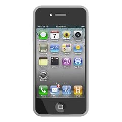 Skin Tasche f�r iPhone 4 und Displayschutzfolie - Durchsichtig