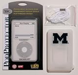 MICHIGAN WOLVERINES 30G SILICONE VIDEO IPOD COVER