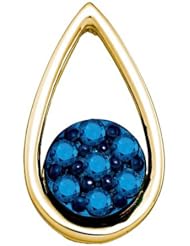 0.27CT BLUE DIAMOND FASHION PENDANT