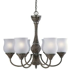 Kenroy Home Martinique Six Light Chandelier by Kenroy