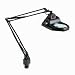 Electrix Illumination 7426-BK Halogen magnifier swing arm clamp-on lamp, 45 reach, black
