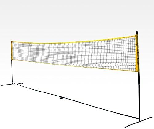 Le Petit Sports - Portable Badminton Net (20ft - 6.10m - Official Size) or Tennis Net (18ft Official Usta Tournament Size) or Pickle Ball Net or Volley Ball Net (20ft) by Le Petit Sports