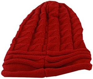 Final Bliss Women's Fashion Lenthened Knitted Wool Cap(Red)