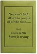 Quoted "You Can't Fool" Journal, Lined Pages, Fully Embossed, Hard Cover, 6x8"