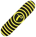 Foundation Vertigo Fiberlam Skateboard Deck - 7.875 in. x 31.75 in. - Black / Yellow